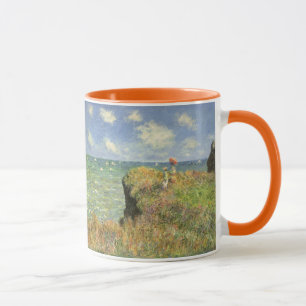 Cliff Walk at Pourville by Claude Monet Mug