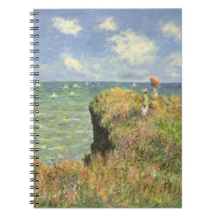 Cliff Walk at Pourville by Claude Monet Notebook