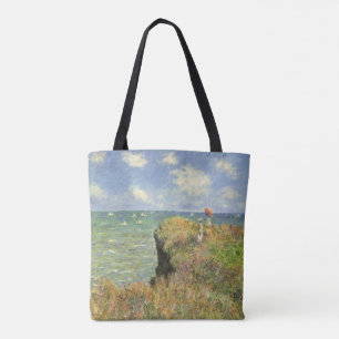 Cliff Walk at Pourville by Claude Monet Tote Bag