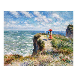 Cliff Walk at Pourville Photo Print