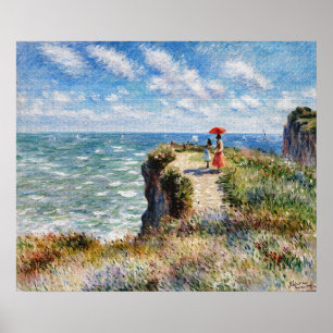 Cliff Walk at Pourville Poster