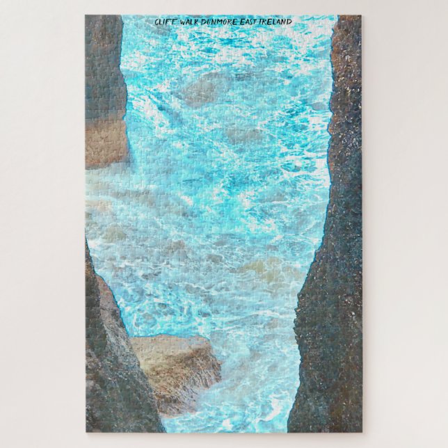 Cliff Walk Dunmore East Waterford Ireland. Jigsaw  Jigsaw Puzzle (Vertical)