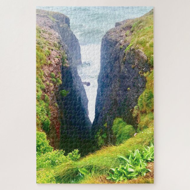 Cliff Walk Dunmore East Waterford Ireland. Jigsaw Puzzle (Vertical)