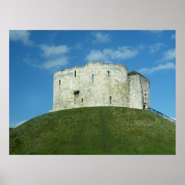 Cliffords Tower, York, England Poster (Front)