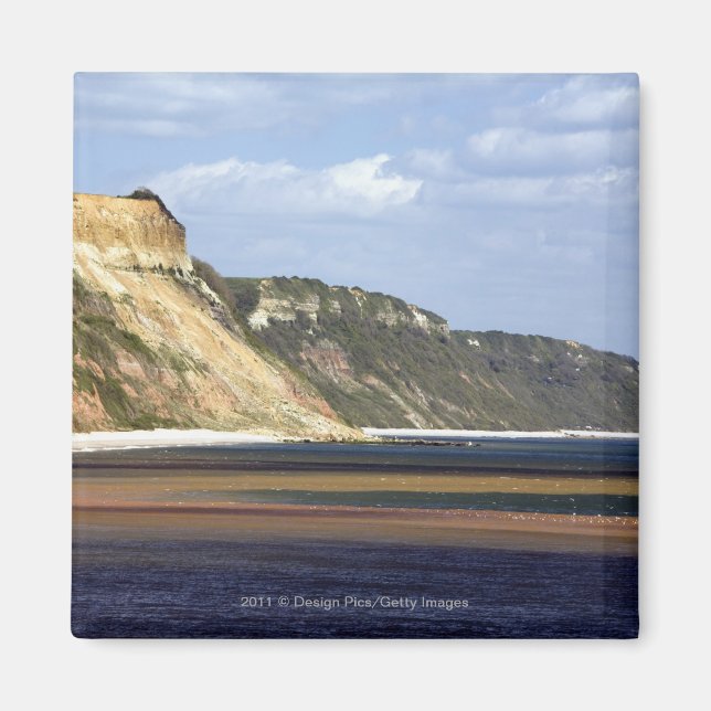 Cliffs Along Jurassic Coast Magnet (Front)