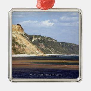 Cliffs Along Jurassic Coast Metal Tree Decoration