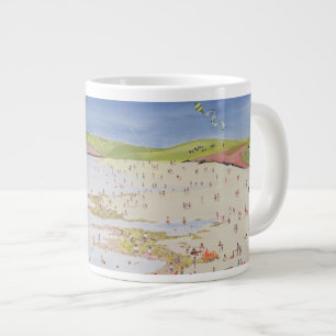 Cliffs and Bay Large Coffee Mug
