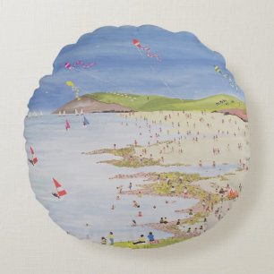Cliffs and Bay Round Cushion