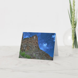 Cliffs and Clouds Note Card (blank)