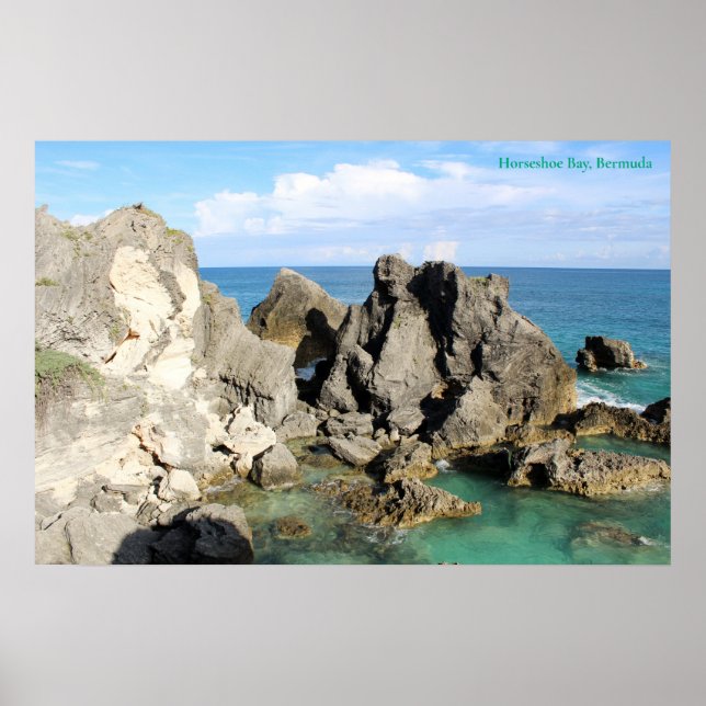 Cliffs at Horseshoe Bay Poster (Front)