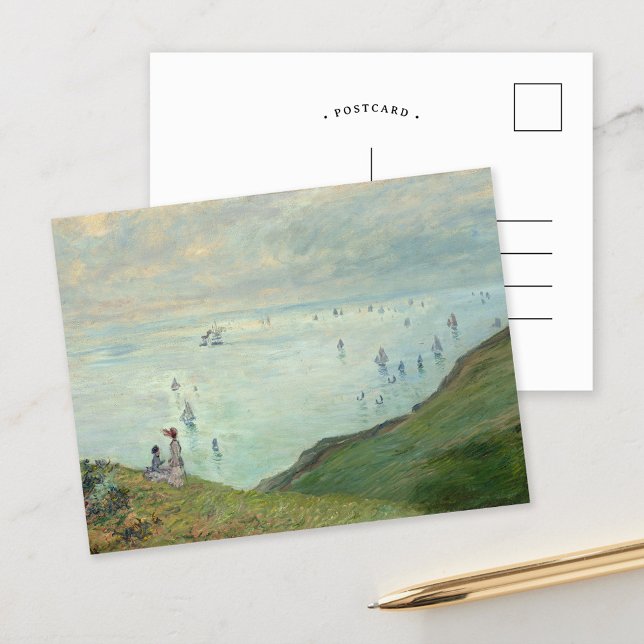 Cliffs at Pourville | Claude Monet Postcard (Creator Uploaded)