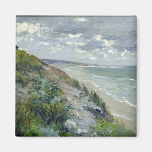 Cliffs by the sea at Trouville Magnet
