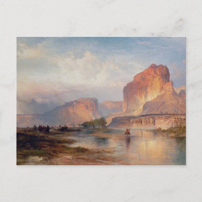 Cliffs of Green River - 1874 Postcard (Front)