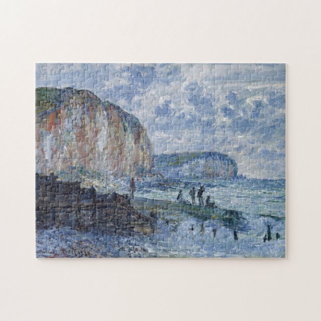 Cliffs of Les Petites-Dalles Monet Fine Art Jigsaw Puzzle (Horizontal)