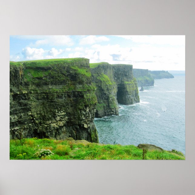Cliffs of Moher, County Clare, Ireland Poster (Front)