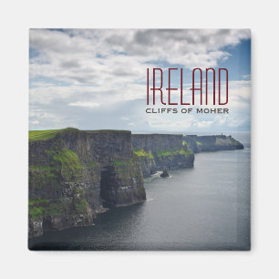 Cliffs of Moher in Ireland text magnet