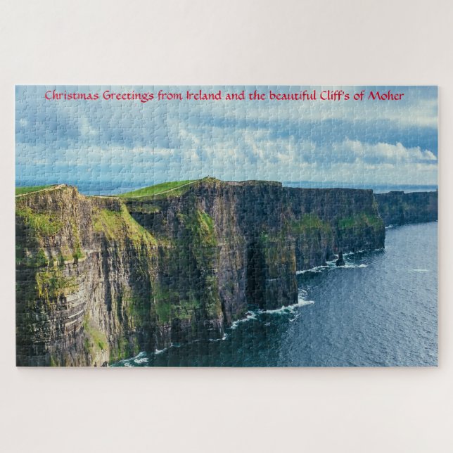 Cliff's of Moher Ireland. Jigsaw Puzzle (Horizontal)