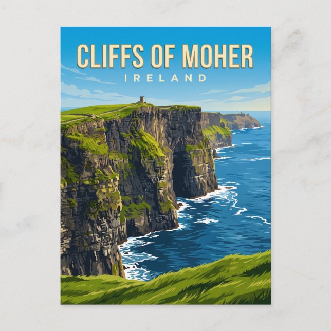 Cliffs of Moher Ireland Postcard (Front)