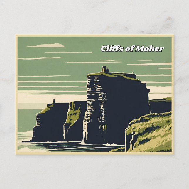 Cliffs of Moher Ireland Postcard (Front)