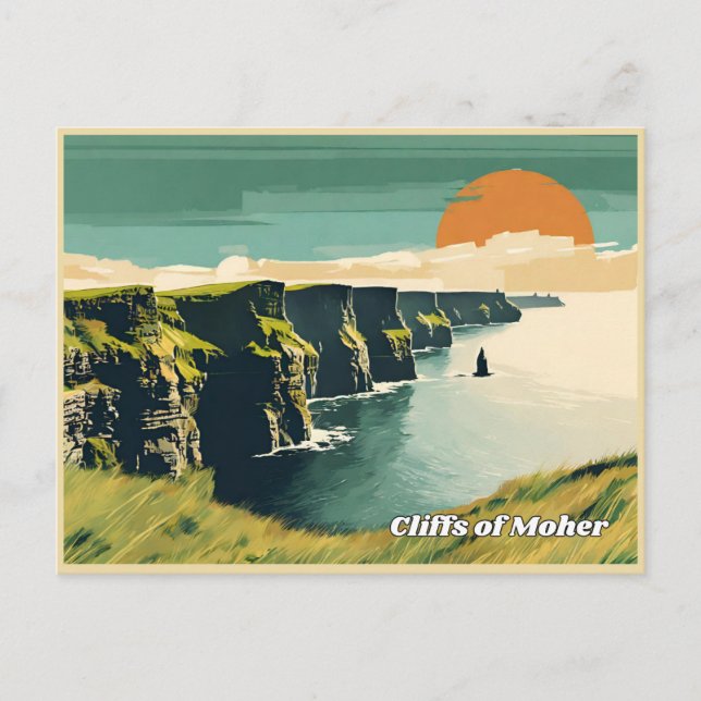 Cliffs of Moher, ireland Postcard (Front)