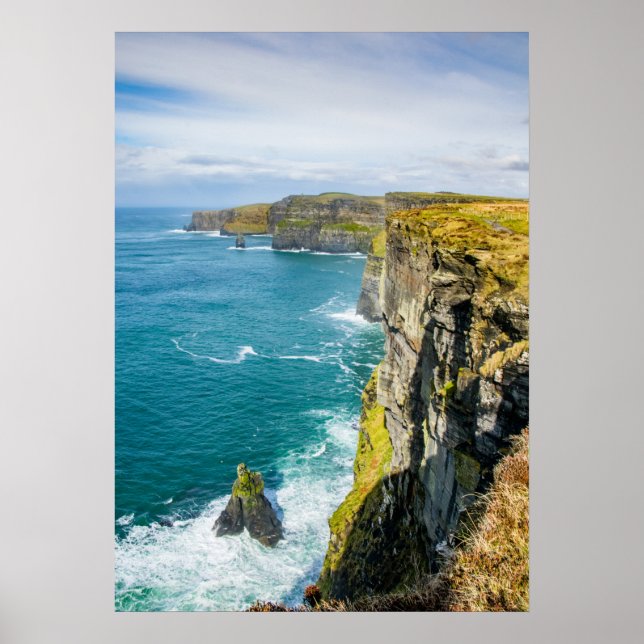 Cliffs of Moher, Ireland Poster (Front)