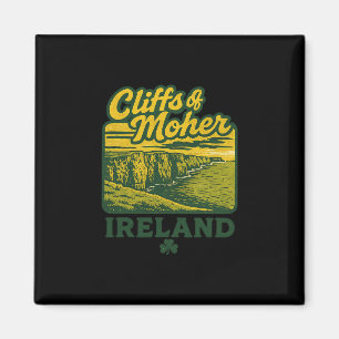 Cliffs Of Moher Ireland Retro Vacation Landmark So Magnet