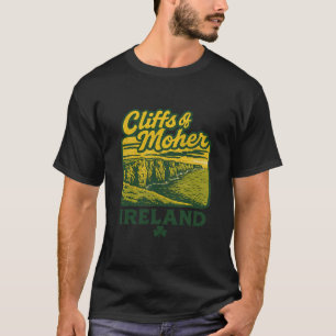 Cliffs Of Moher Ireland Retro Vacation Landmark So T-Shirt