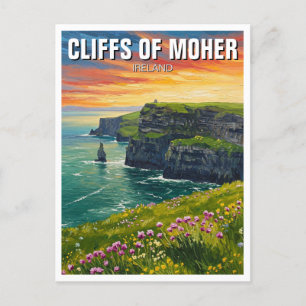 Cliffs of Moher Ireland Travel Postcard