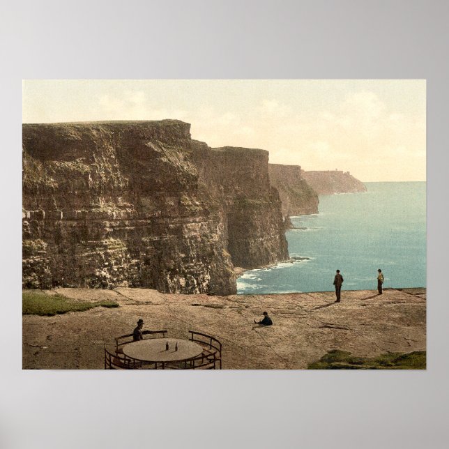 Cliffs of Moher on Atlantic Coast Ireland Poster (Front)