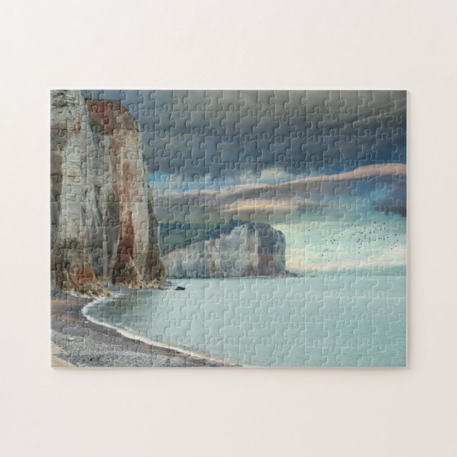 Cliffs of Normandy Seascape  Jigsaw Puzzle (Horizontal)