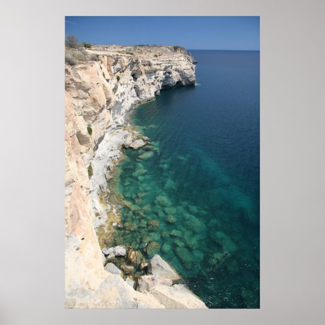 Cliffs - South point of Malta 1 poster (Front)