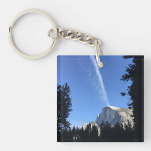 Cliffside Cloud Yosemite Blue Colour Photography Key Ring