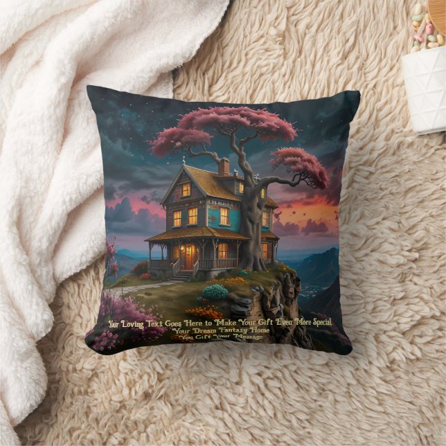 Cliffside Cozy Cottage Cushion (Blanket)