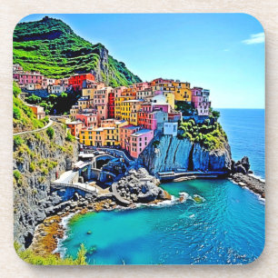Cliffside Dreams: Manarola’s Colours Coaster