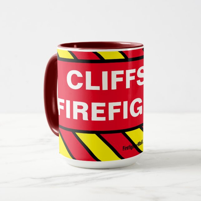 CLIFFSIDE FIREFIGHTER MUG (Front Left)