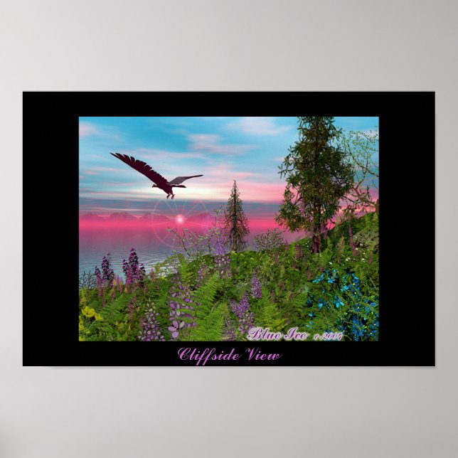 Cliffside View Poster (Front)