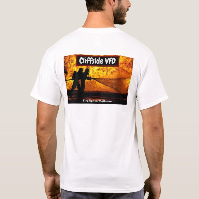 Cliffside Volunteer Fire Department T-Shirt (Back)