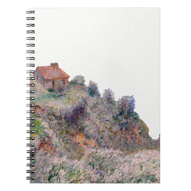Clifftop Cottage Impressionist Landscape Notebook (Front)