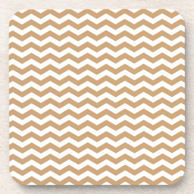 Clifton Beach Sand Wave Chevron Coaster (Front)