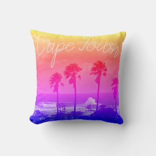 Clifton Cape Town ZA South Africa Ocean Panorama Cushion