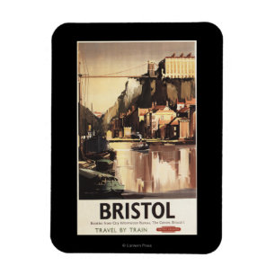 Clifton Suspension Bridge and Boats Magnet