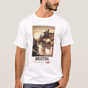 Clifton Suspension Bridge and Boats T-Shirt