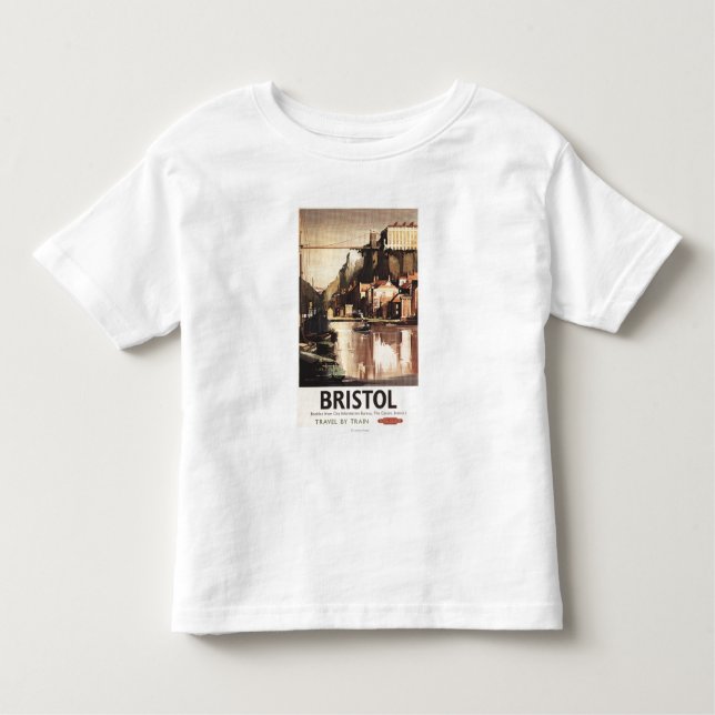 Clifton Suspension Bridge and Boats Toddler T-Shirt (Front)