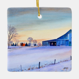 Clifty Creek Farm Ceramic Ornament