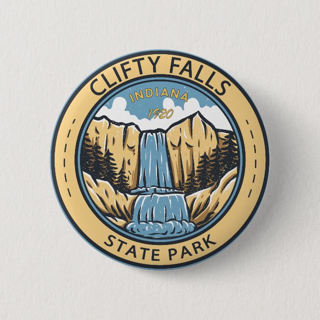 Clifty Falls State Park Indiana Badge (Front)