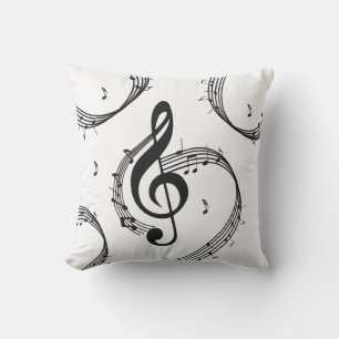 Climactic G Clef Cushion