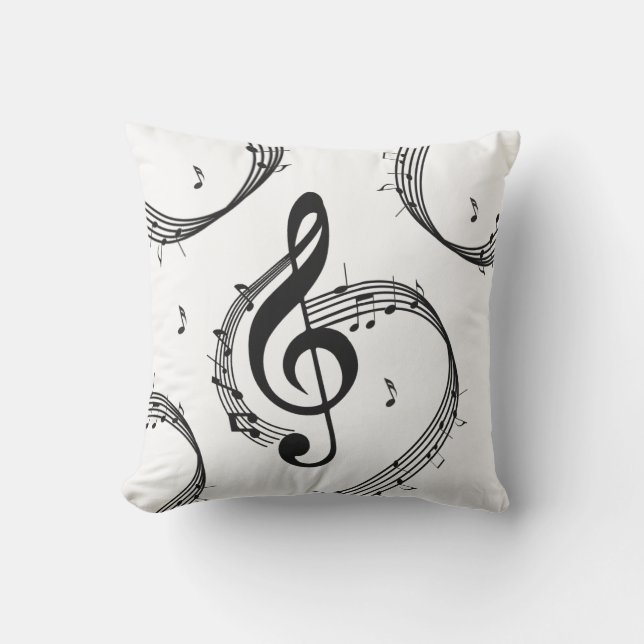 Climactic G Clef Cushion (Front)
