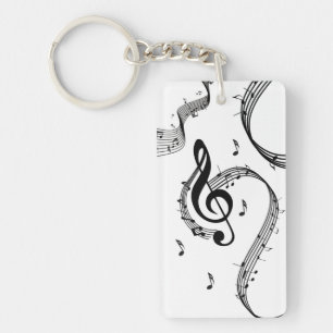 Climactic G Clef Key Ring