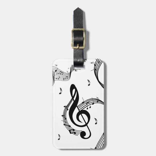 Climactic G Clef Luggage Tag (Front Vertical)