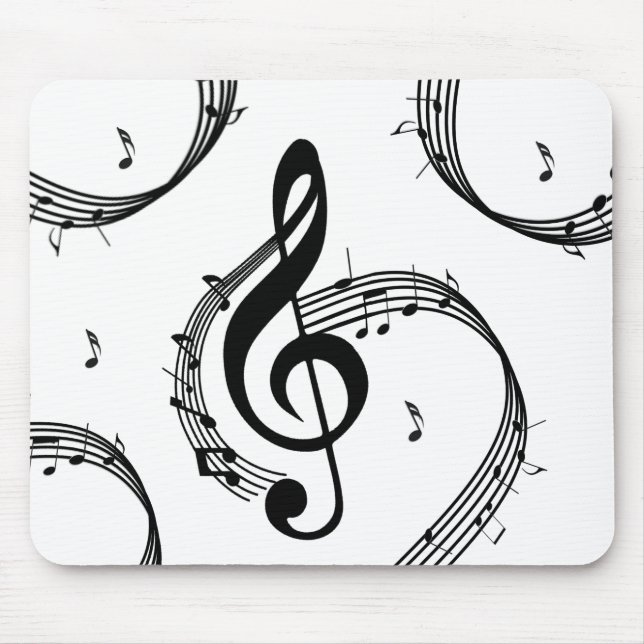 Climactic G Clef Mouse Pad (Front)